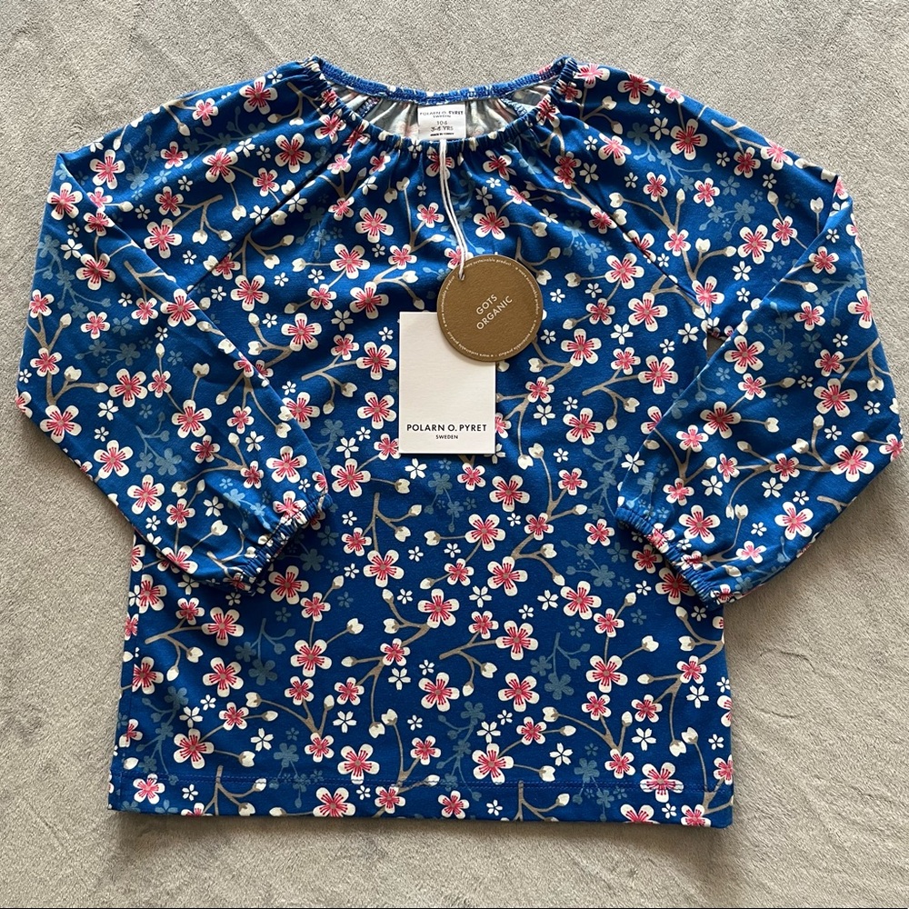 Polarn O. Pyret organic cotton top size 104/3-4 years